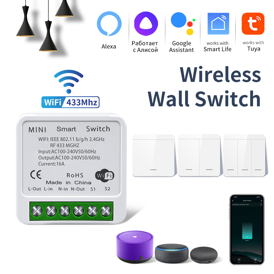 Rf 433Mhz Module - WiFi Smart Switch Module Tuya Smart