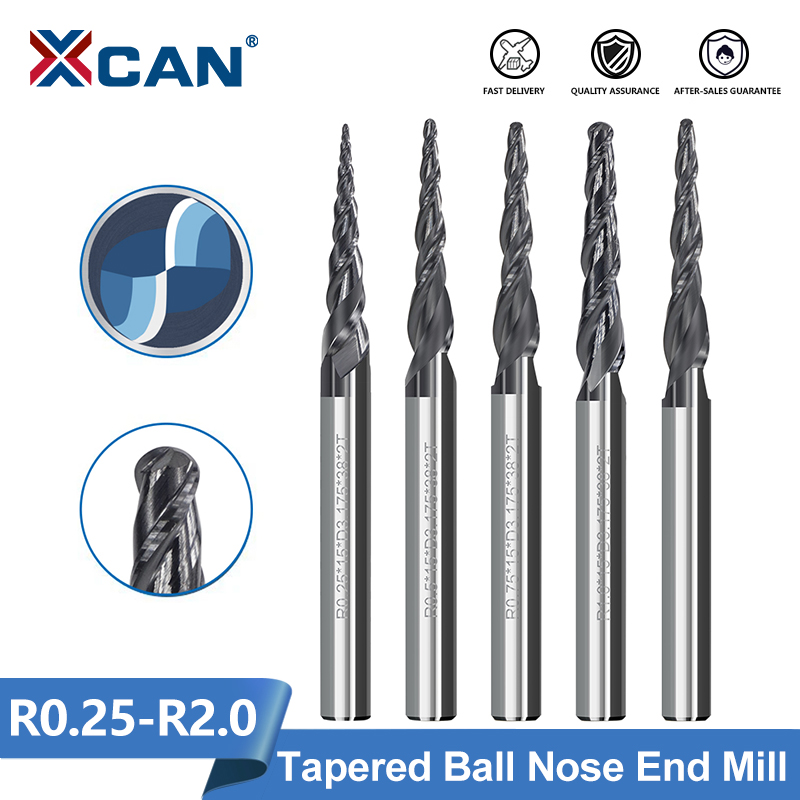 Diy Cnc Router Electronics - XCAN Milling Cutter 2 Flute Ball