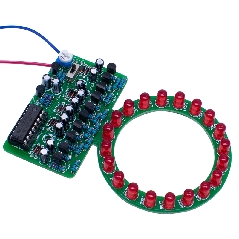 CD4017 Ring Gradient LED Flowi - огляд і ціна Diy Electronics Com