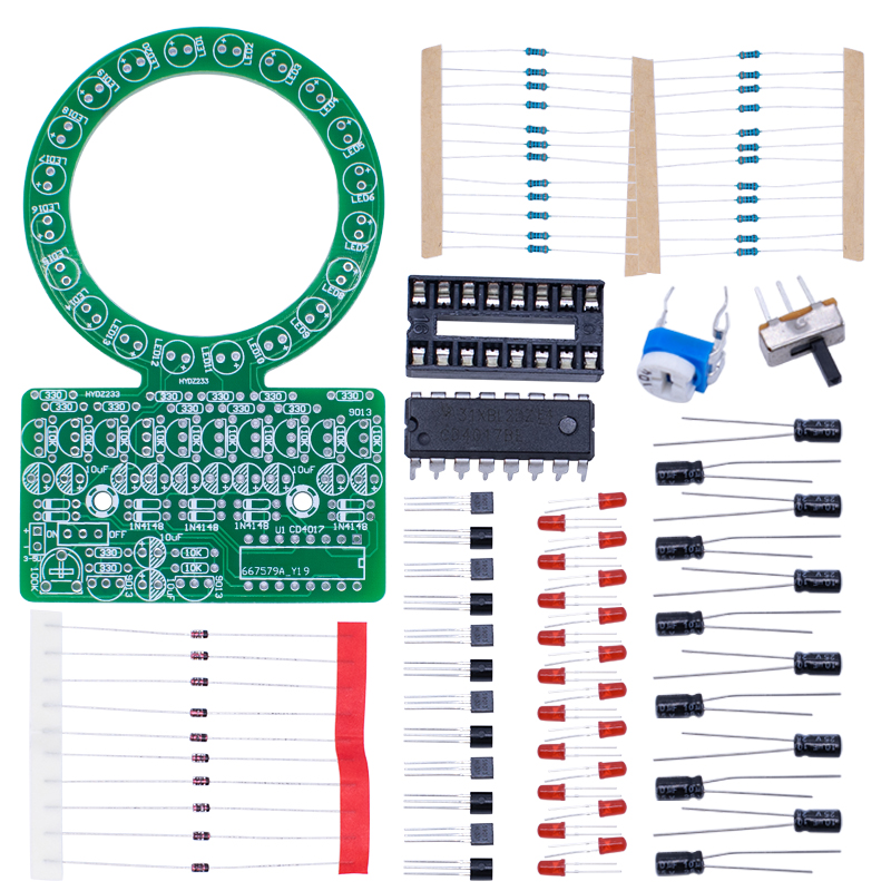 CD4017 Ring Gradient LED Flowi - огляд і ціна Diy Electronics Com