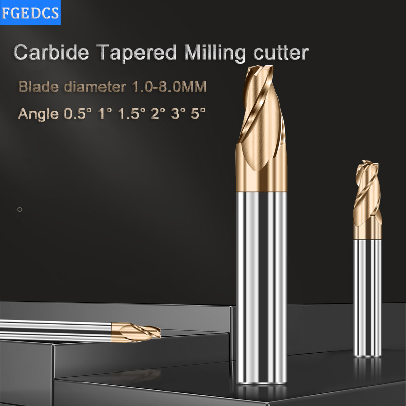 Tapered End Mill Carbide 0.5°  - огляд і ціна Diy Cnc Router Electronics