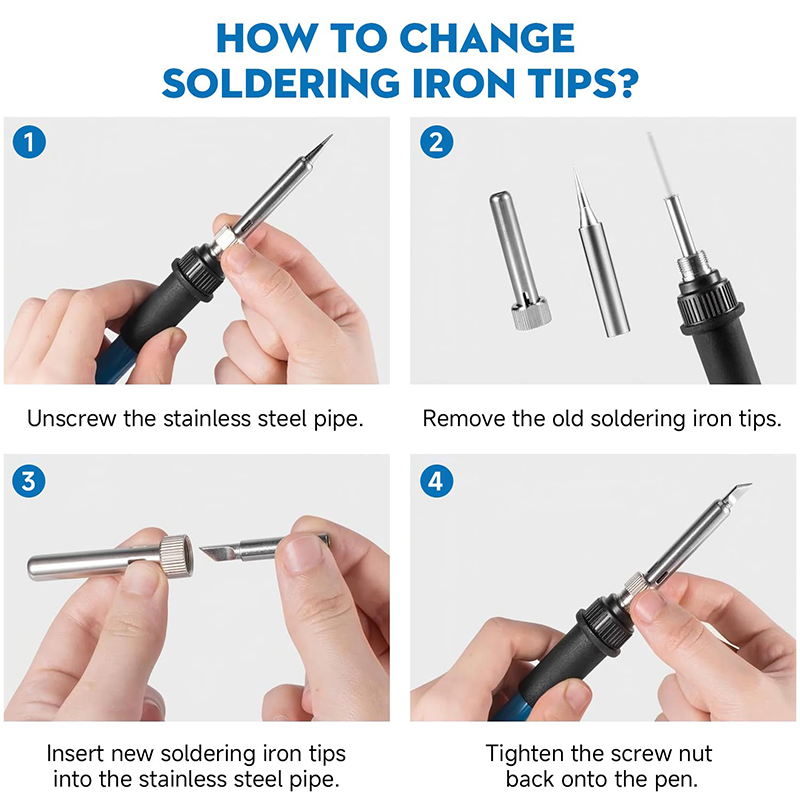Adjustable Temperature 220V 60 - огляд і ціна Soldering Iron Kit