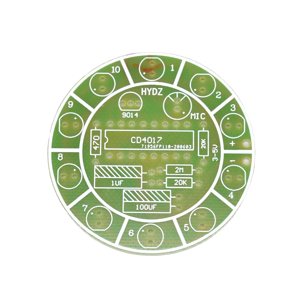 CD4017 colorful voice control  - огляд і ціна Diy Electronics Com