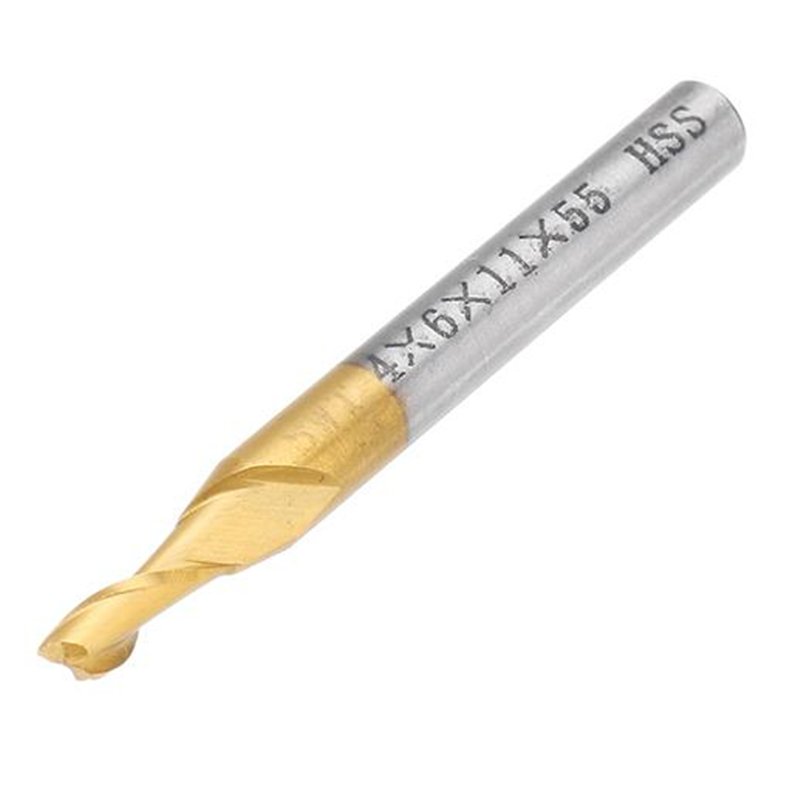5Pcs 2 Flute End Milling Cutte - огляд і ціна Diy Cnc Router Electronics