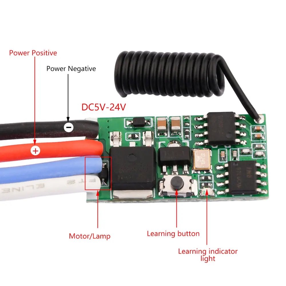 DC 3.7V-24V 433MHz Mini Wirele - огляд і ціна Rf 433Mhz Module