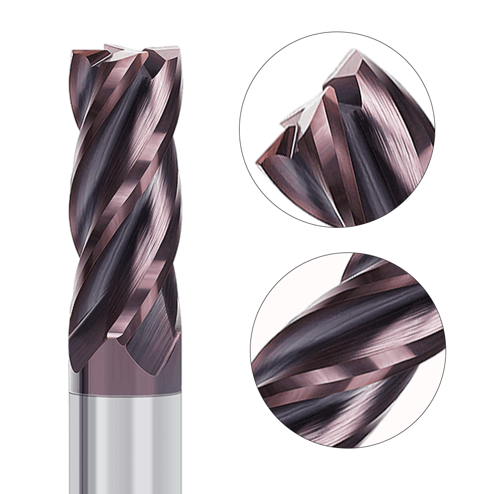 HRC58 Solid Carbide End Mill 4 - огляд і ціна Diy Cnc Router Electronics