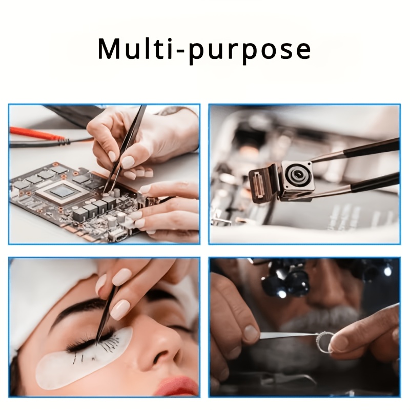 10Pcs ESD Anti‑Static Tweezers - огляд і ціна Diy Electronics Com