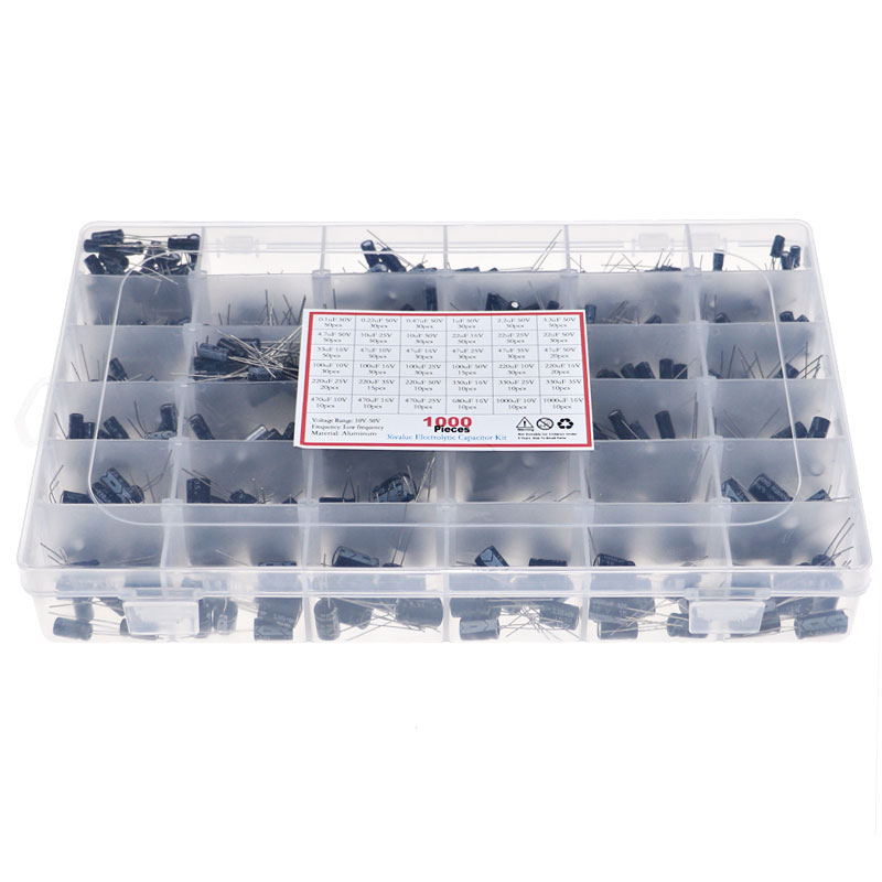 1000pcs 36 Values 0.1uF 50V-10 - огляд і ціна Capacitor Kit Assortment