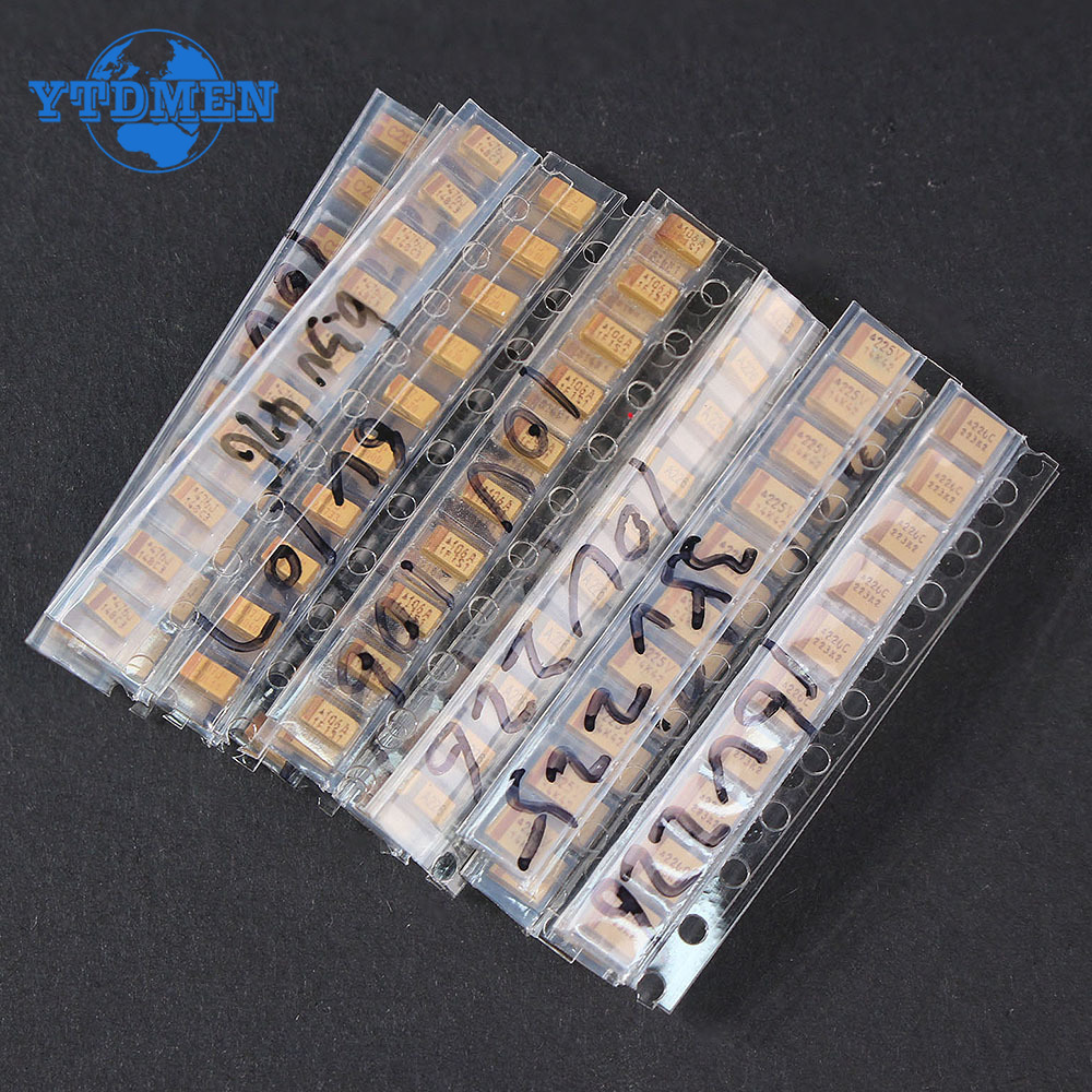 150PCS SMD Tantalum Capacitor  - огляд і ціна Capacitor Kit Assortment