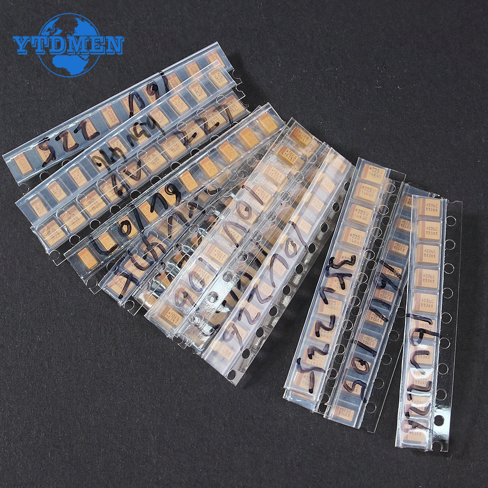 150PCS SMD Tantalum Capacitor  - огляд і ціна Capacitor Kit Assortment