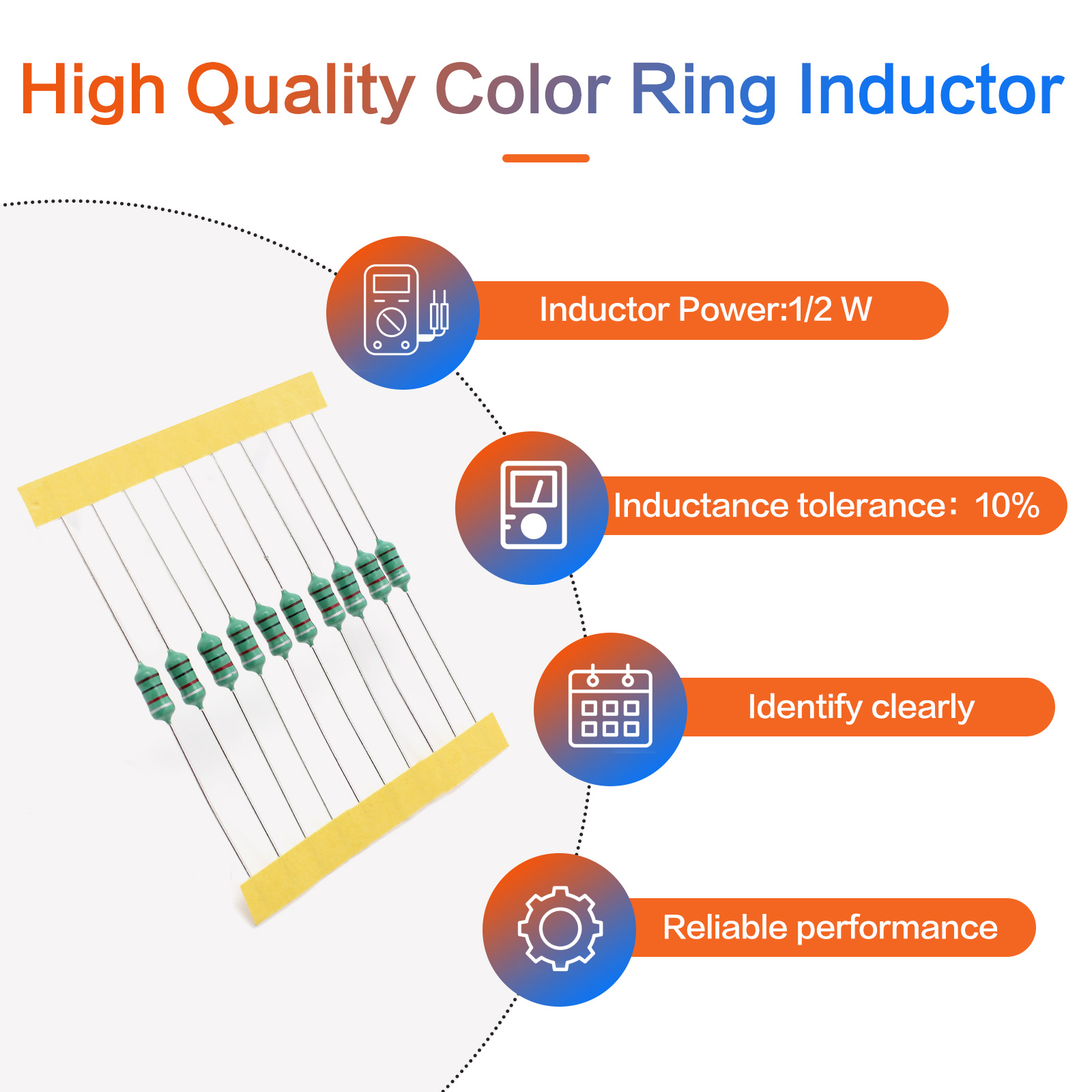 200pcs 1/2W 0410 Color Ring In - огляд і ціна Diy Electronics Com