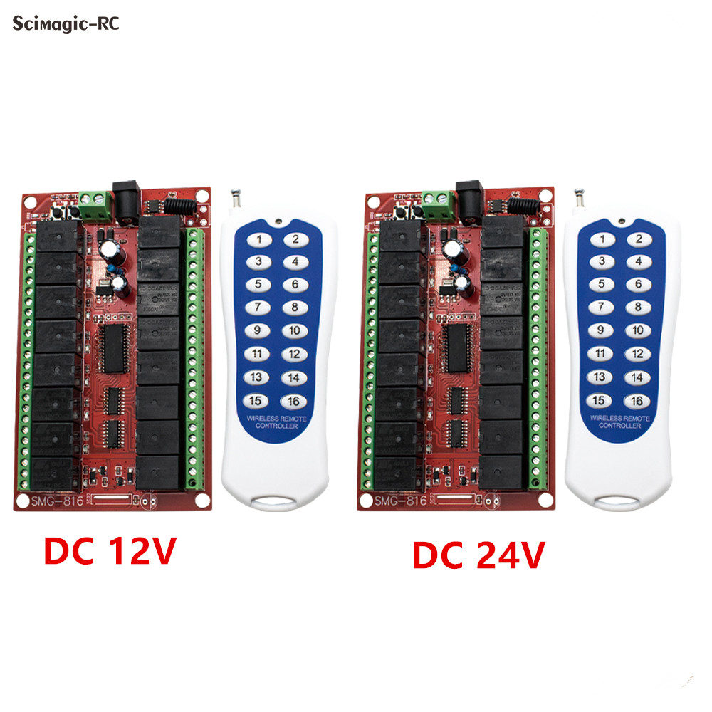 16CH 433MHz RF Wireless Remote - огляд і ціна Rf 433Mhz Module