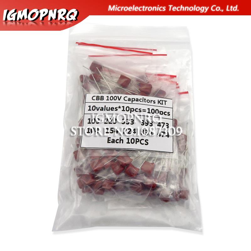 KIT 100PC=10value*10PCS Metall - огляд і ціна Capacitor Kit Assortment