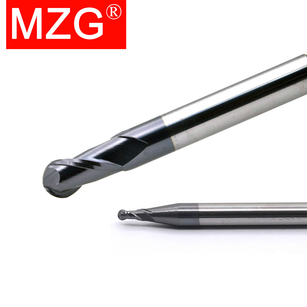 MZG 2 Flute HRC58 Ball End Mil - огляд і ціна Diy Cnc Router Electronics