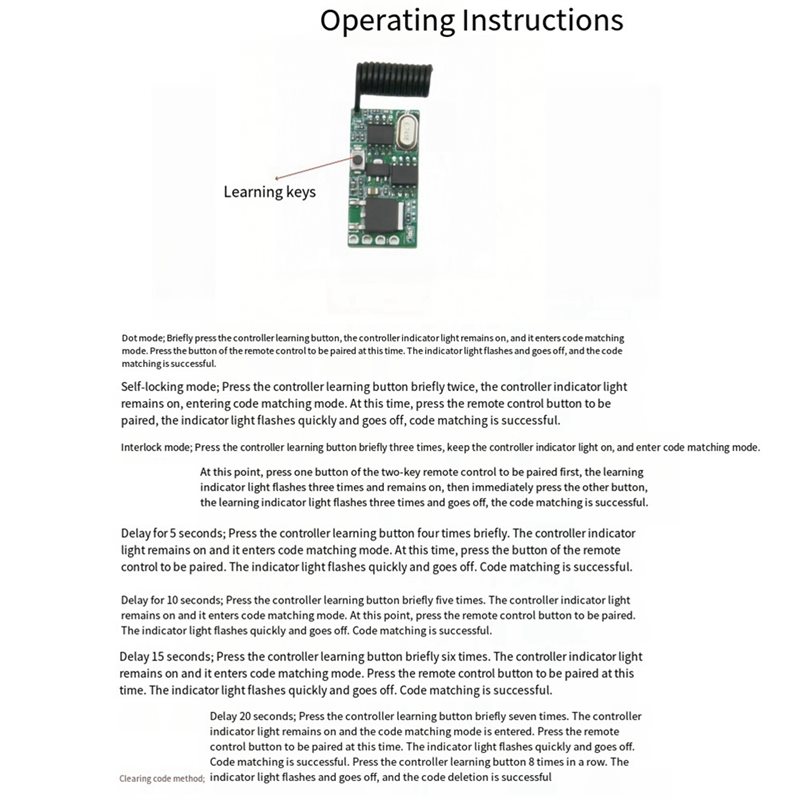 Y45A-For RF Switch Controller+ - огляд і ціна Rf 433Mhz Module