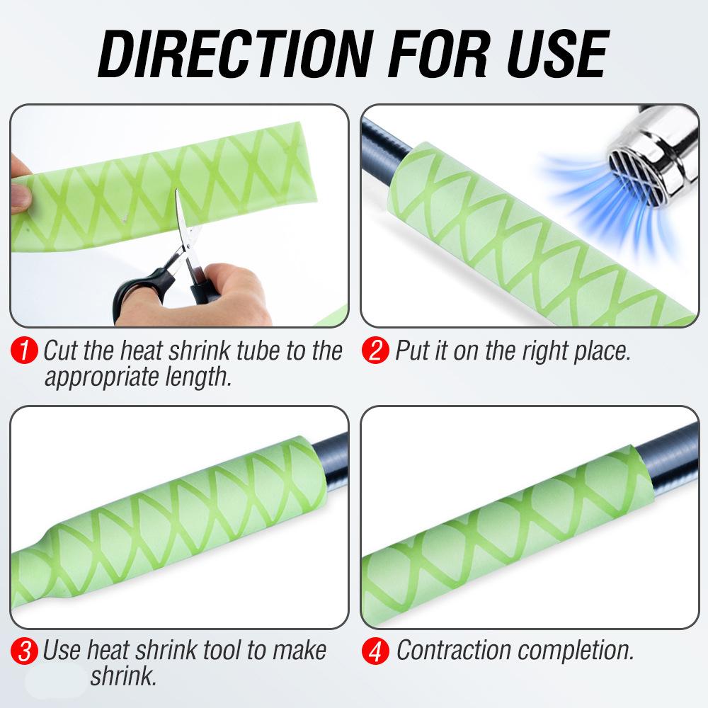 Fishing Rod Handle Grip Cover  - огляд і ціна Heat Shrink Tubing