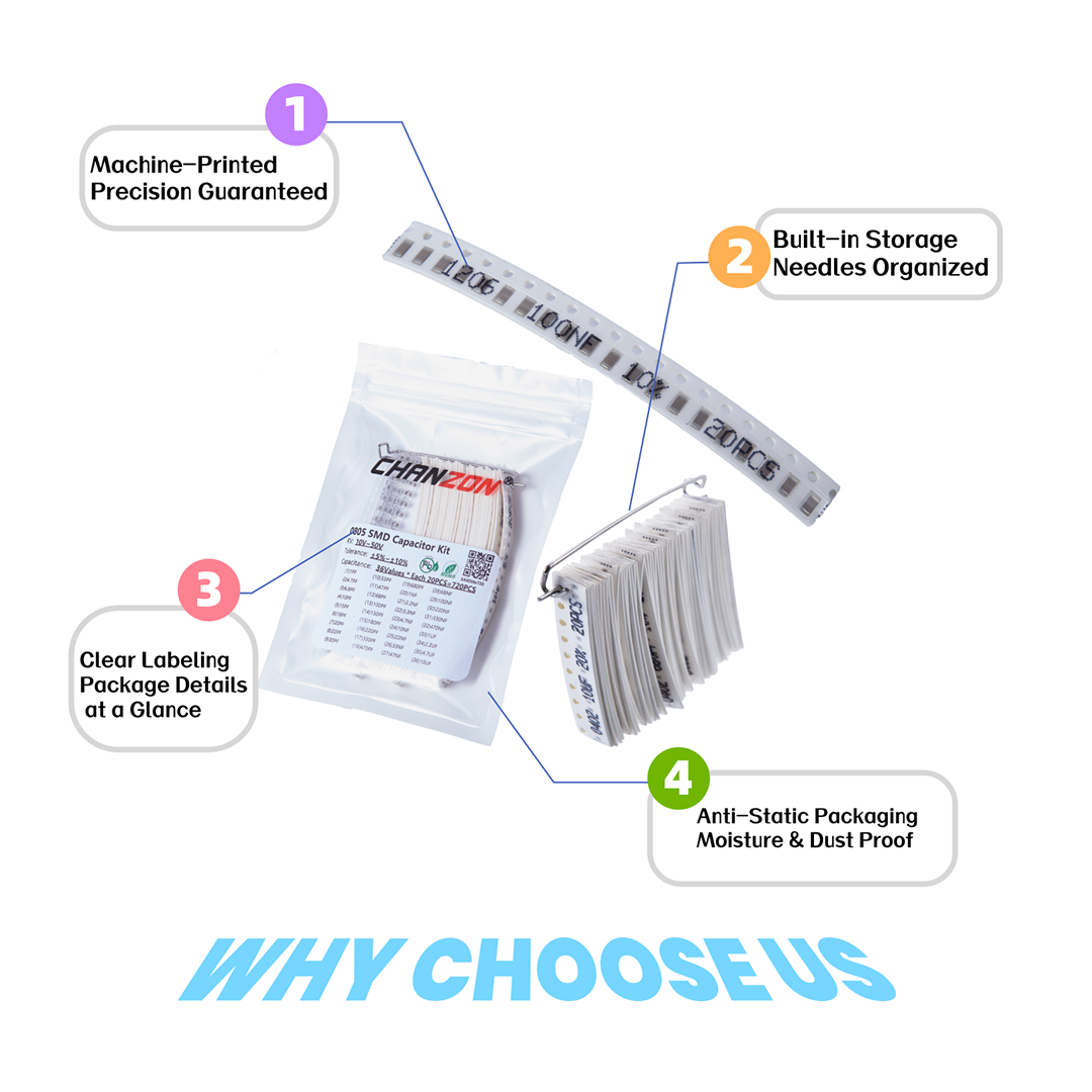 0603 SMD Ceramic Capacitor Ass - огляд і ціна Capacitor Kit Assortment