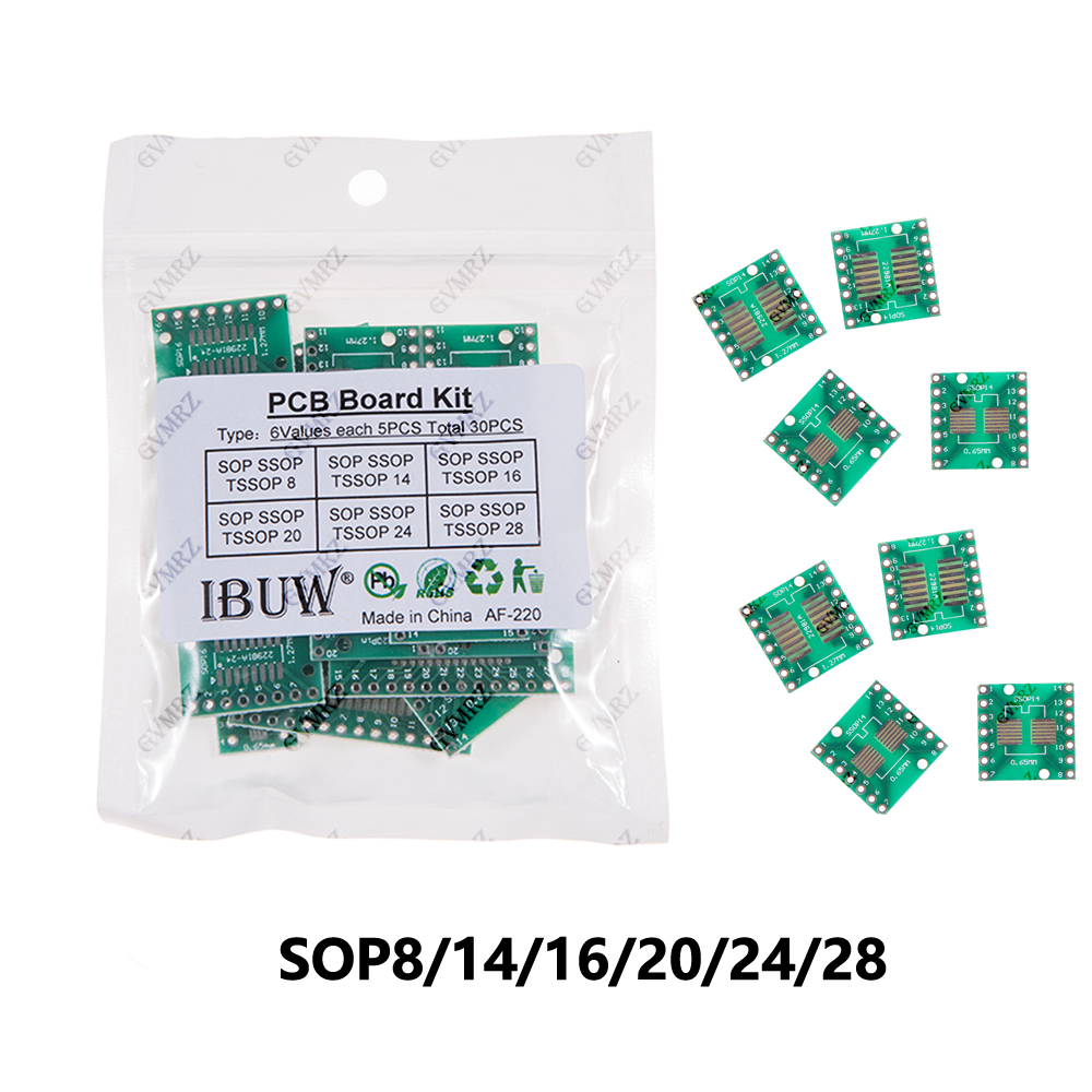 30PCS 6Values SOP SSOP TSSOP P - огляд і ціна Diy Electronics Com