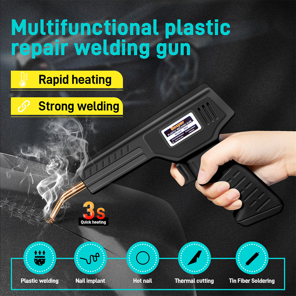 50W Plastic Welder 1000-200PCS - огляд і ціна Soldering Iron Kit