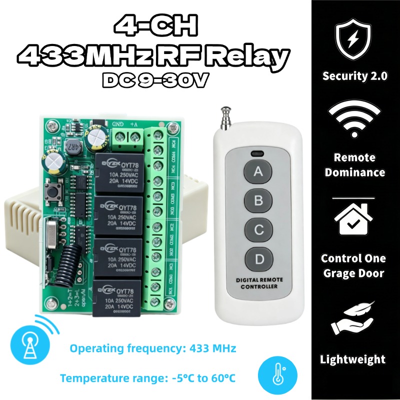 Universal Wireless Remote Cont - огляд і ціна Rf 433Mhz Module