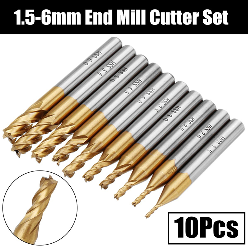 4 Flutes Milling Cutters HSS T - огляд і ціна Diy Cnc Router Electronics