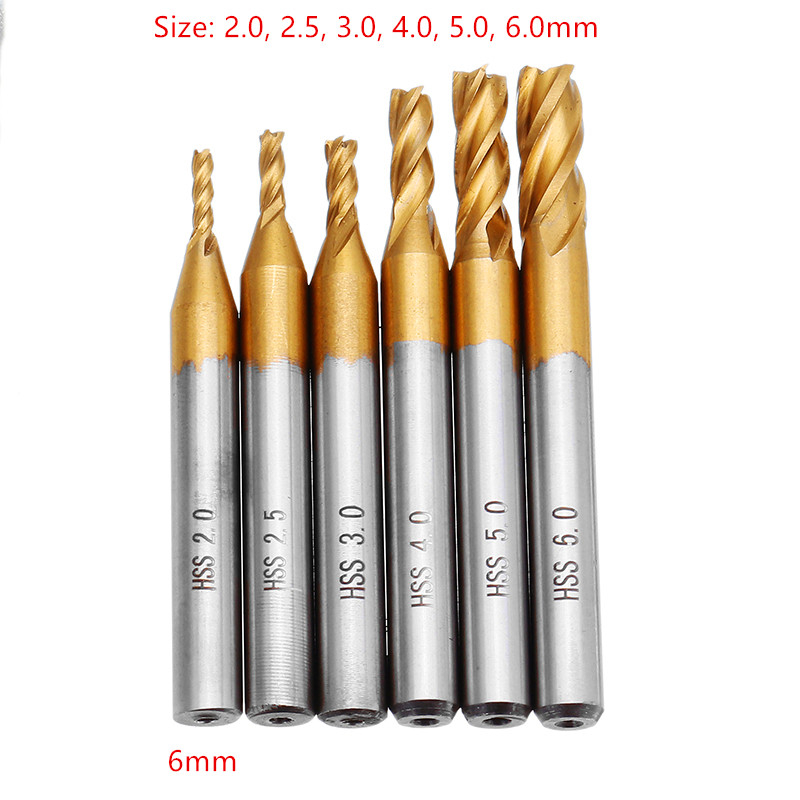 4 Flutes Milling Cutters HSS T - огляд і ціна Diy Cnc Router Electronics